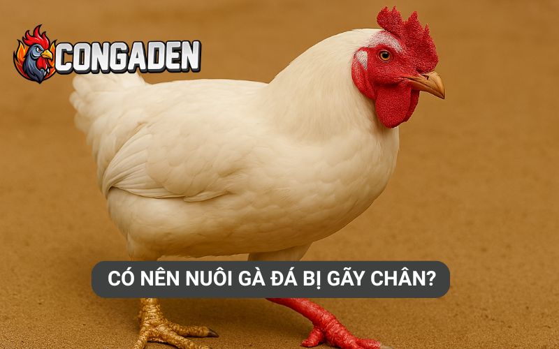 Có nên nuôi gà đá tiếp sau khi gãy chân