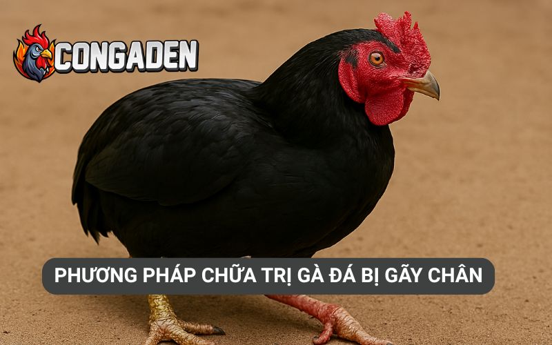 Phương pháp chữa trị gà đá bị gãy chân